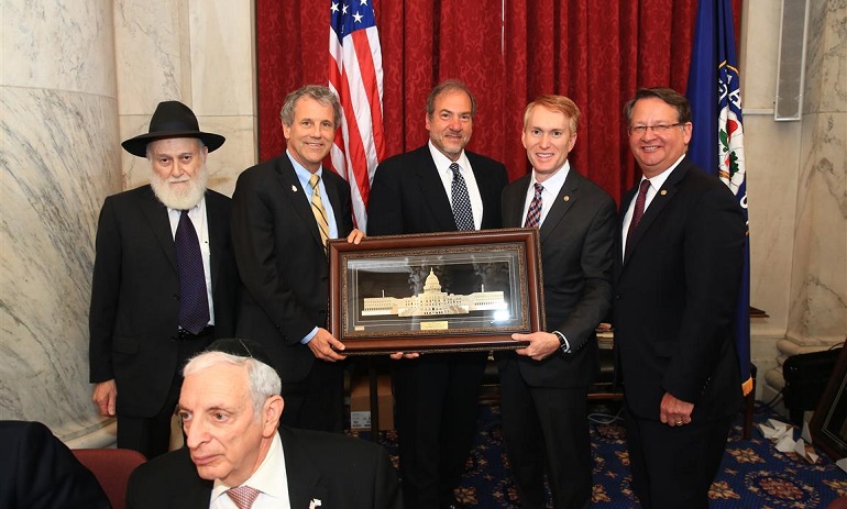 Rabbi Yechiel Eckstein honoree of Jewish American Heritage Month at Capitol Hill